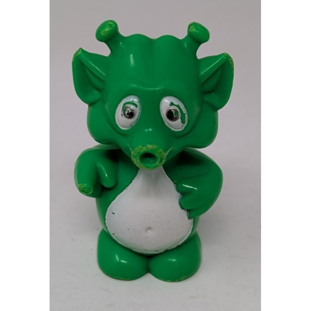 Vintage  Space Station Playworld 1984 Green Alien‎ Figure Toy 80s